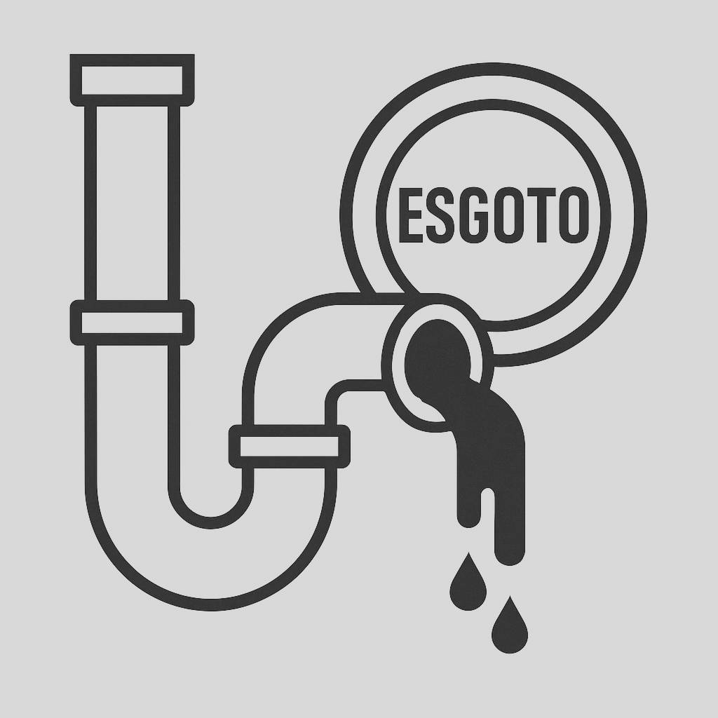 Ícone de esgoto